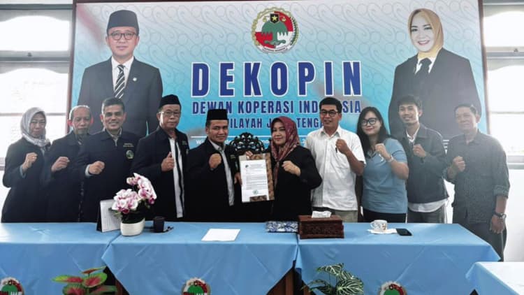 Dekopinda Salatiga Audiensi dengan Dekopinwil Jateng